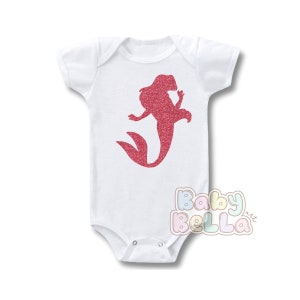 Ariel princess, princess ariel, ariel little mermaid, little mermaid ariel, ariel onesie, princess ariel onesie, princess onesie image 1