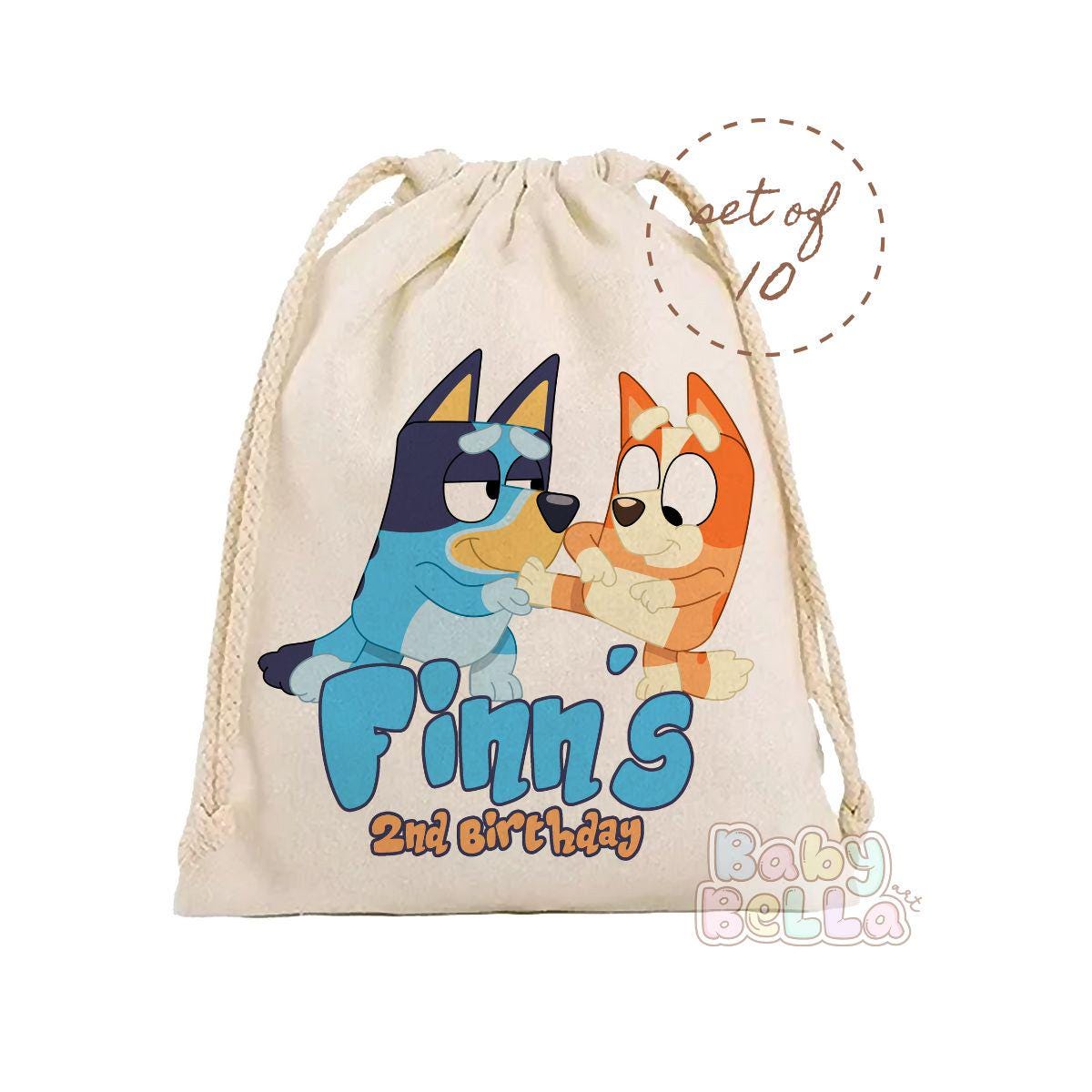 Handmade Canva Fabric Favor Bags