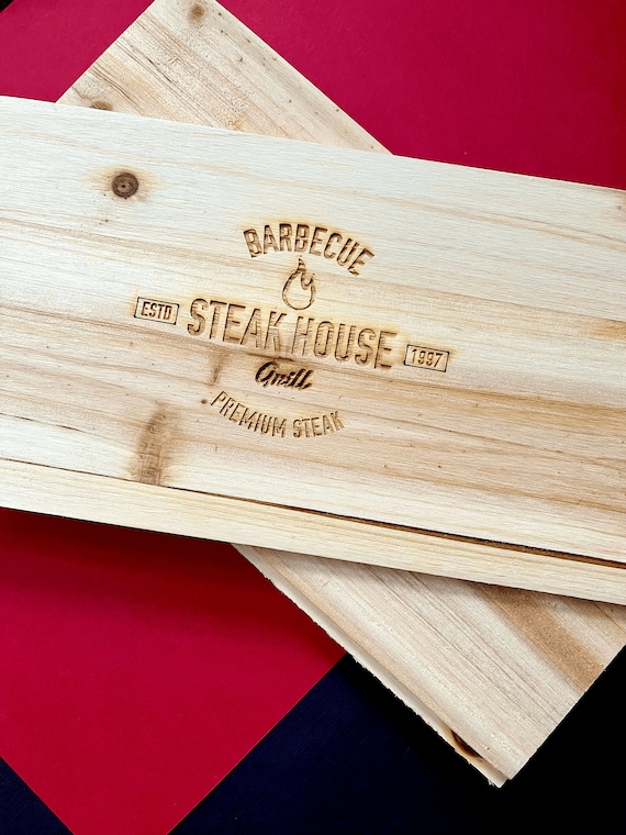 Custom Cedar Planks BBQ Cedar Planks Grilling Planks BBQ Etsy