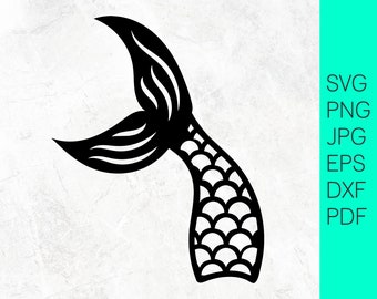 Download Mermaid Tail Svg cut files Mermaid cut files Mermaid SVG ...