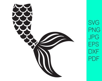 Download Mermaid Tail SVG Cut File SVG Files Mermaid Tail SVG | Etsy