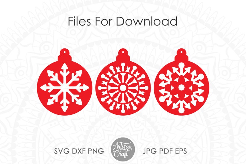 Download Clip Art Vector Christmas Baubles Dxf Files Christmas Ornament Svg Cut File Christmas Snowflake Clipart Craft Supplies Tools Visual Arts Truongsinhhoc Com Vn