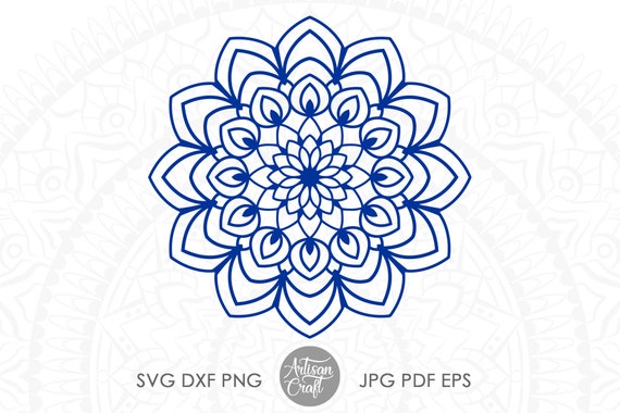 Download Mandala Svg Flower Mandala Cut File Cricut Projects Etsy