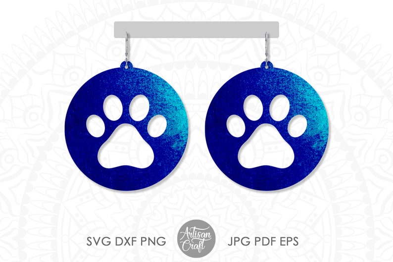 Free Free Paw Print Earring Svg Free 58 SVG PNG EPS DXF File