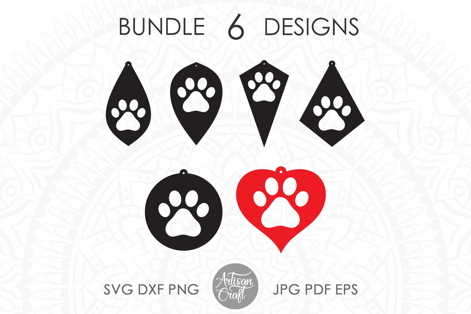 Free Free Paw Print Earring Svg Free 58 SVG PNG EPS DXF File