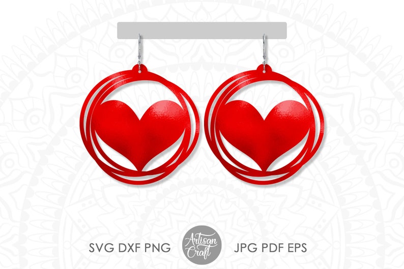 Free Free Heart Earring Svg 80 SVG PNG EPS DXF File