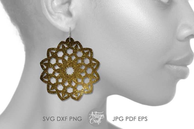 Download Cricut Projects Dxf Mandala Pendant Cut Files For Silhouette Mandala Earring Svg Earrings Cut File Leather Earring Template Tools Collage Kientructhanhdat Com