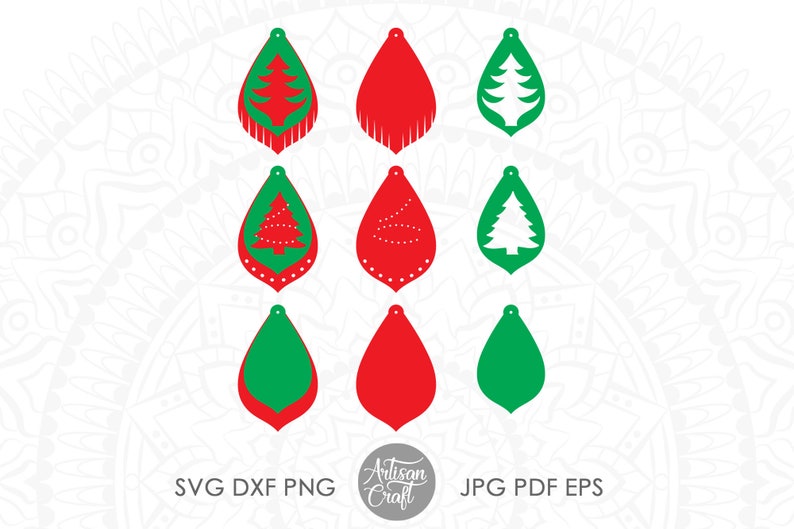 Boucles D'oreilles Noël 6 Paires - Motifs Père Noël, Flocon, Sapin... En Alliage, Cadeau Festif Pour Femmes Et Filles