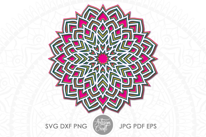 Download Layered mandala SVG Zentangles SVG Cut Files mandala for ...