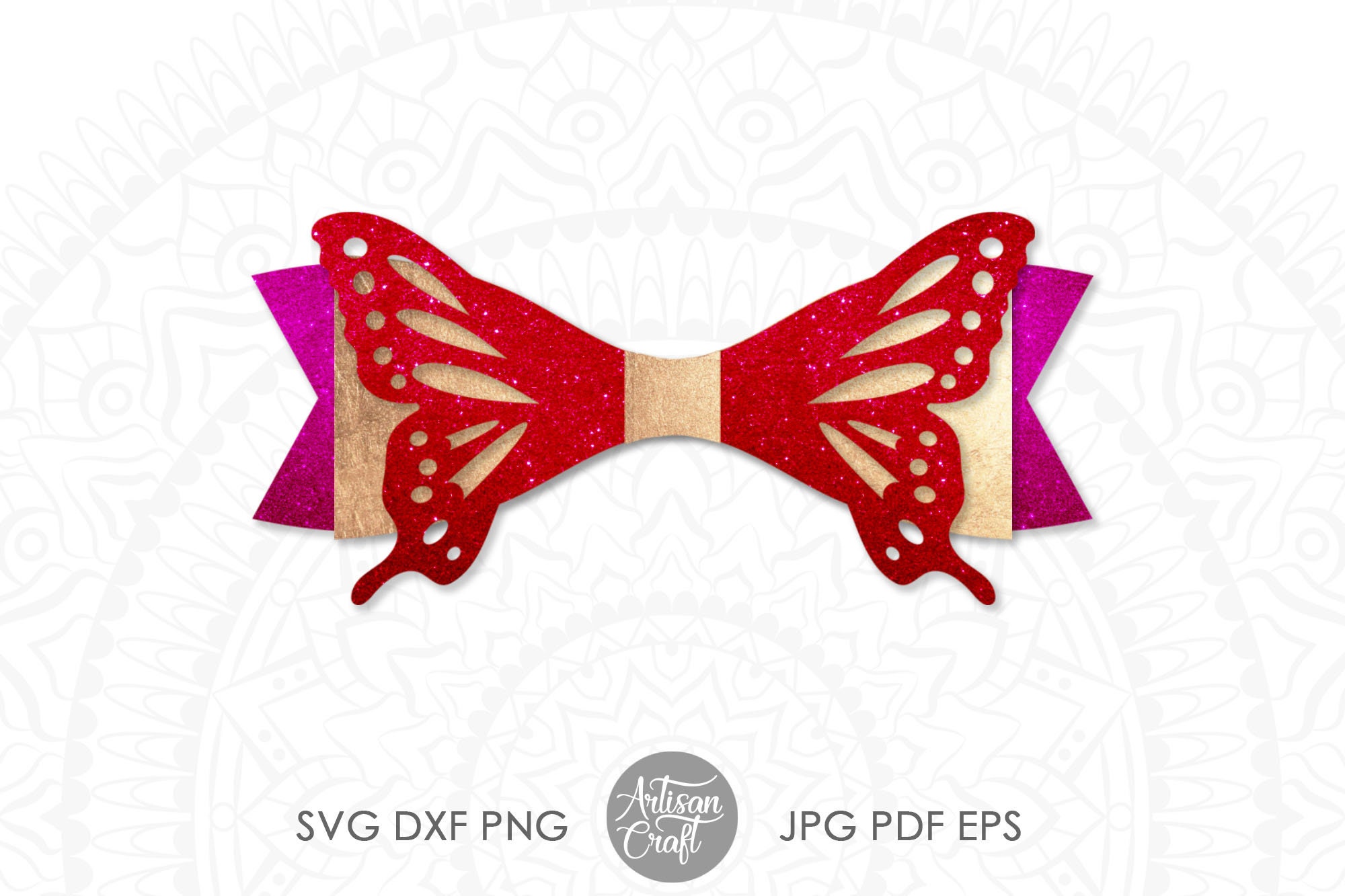 Free Free 71 Butterfly Bow Template Svg SVG PNG EPS DXF File