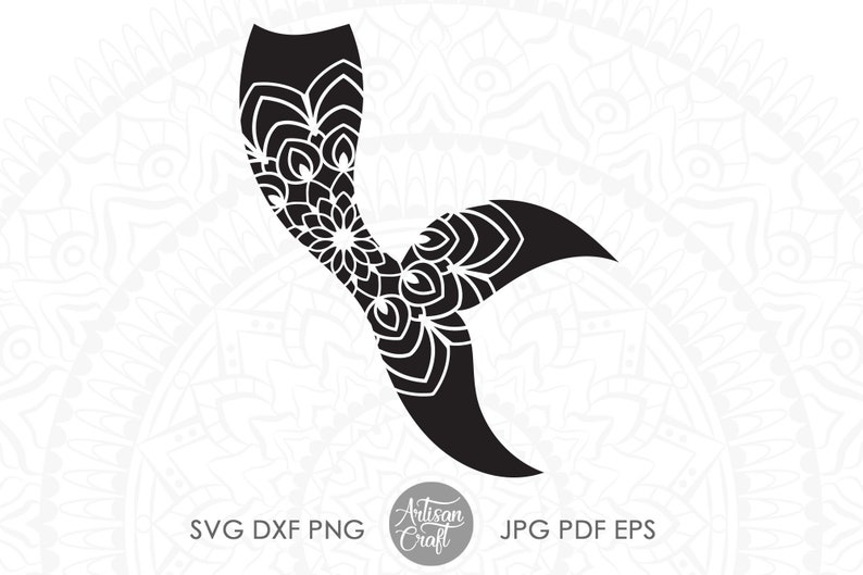 Download Mermaid tail SVG Mermaid tail mandala mermaid tail | Etsy
