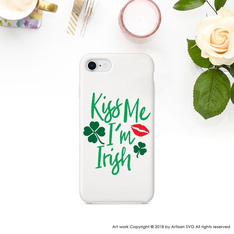 kiss me im irish svg lucky clover svg st patricks day svg files Clover Svg Shamrock Svg lucky clover svg Cricut Cut Files Cricut Cut Files