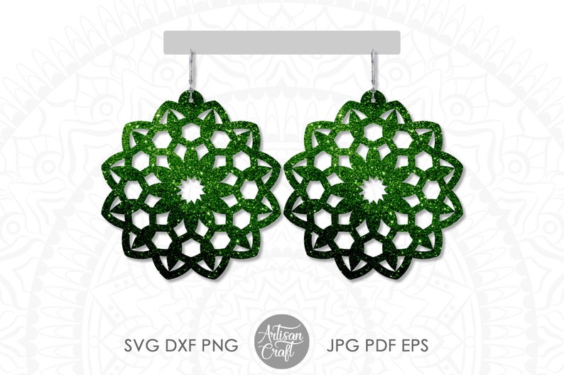Download Dxf Mandala Pendant Cut Files For Silhouette Cricut Projects Leather Earring Template Earrings Cut File Mandala Earring Svg Visual Arts Craft Supplies Tools Tomtherapy Co Il