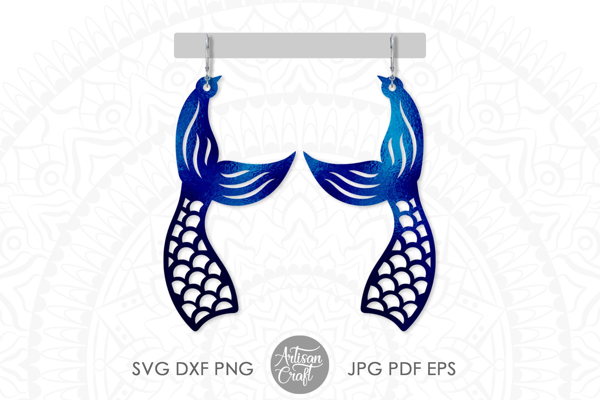 Free Free 345 Mermaid Earring Svg SVG PNG EPS DXF File