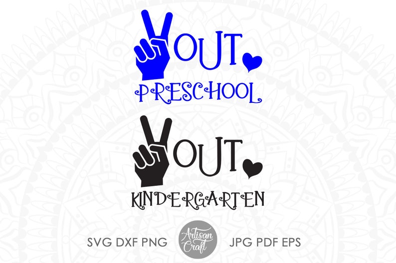 Free Free 277 Silhouette Cameo Peace Out Kindergarten Svg Free SVG PNG EPS DXF File