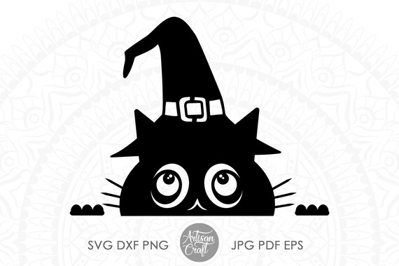 Download Peek A Boo Svg Halloween Cat Cut File Halloween Svg File Etsy PSD Mockup Templates