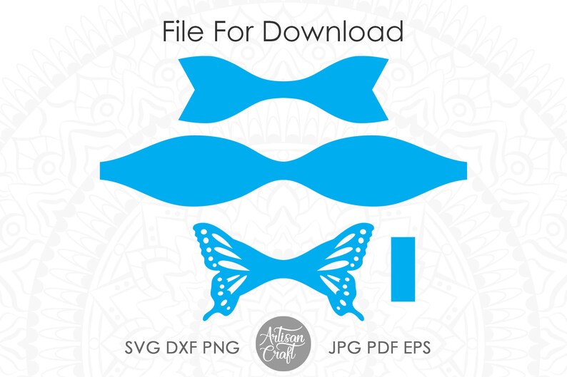 Download Butterfly bow template svg bow svg printable bow template ...