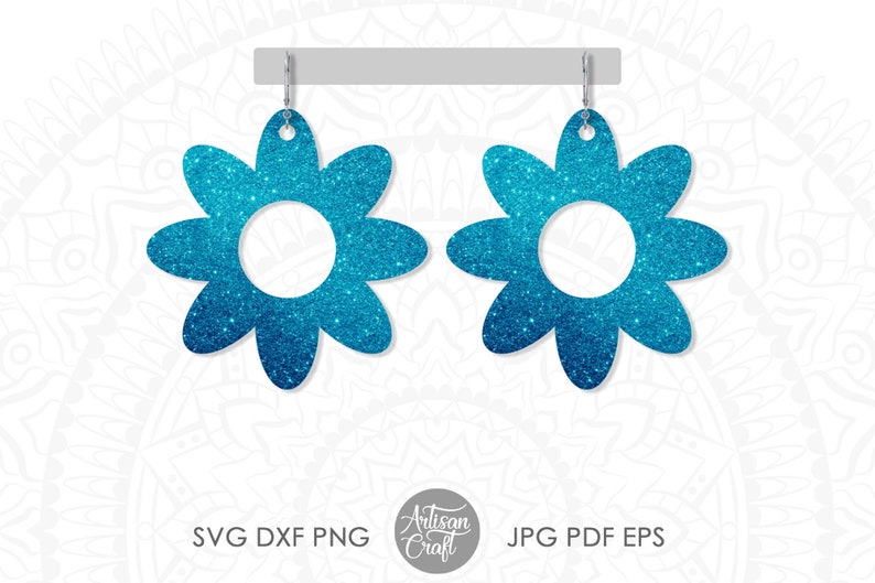 Free Free Flower Leather Earrings Svg SVG PNG EPS DXF File