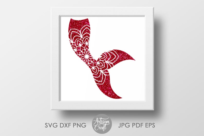 Download Mermaid tail SVG Mermaid tail mandala mermaid tail | Etsy