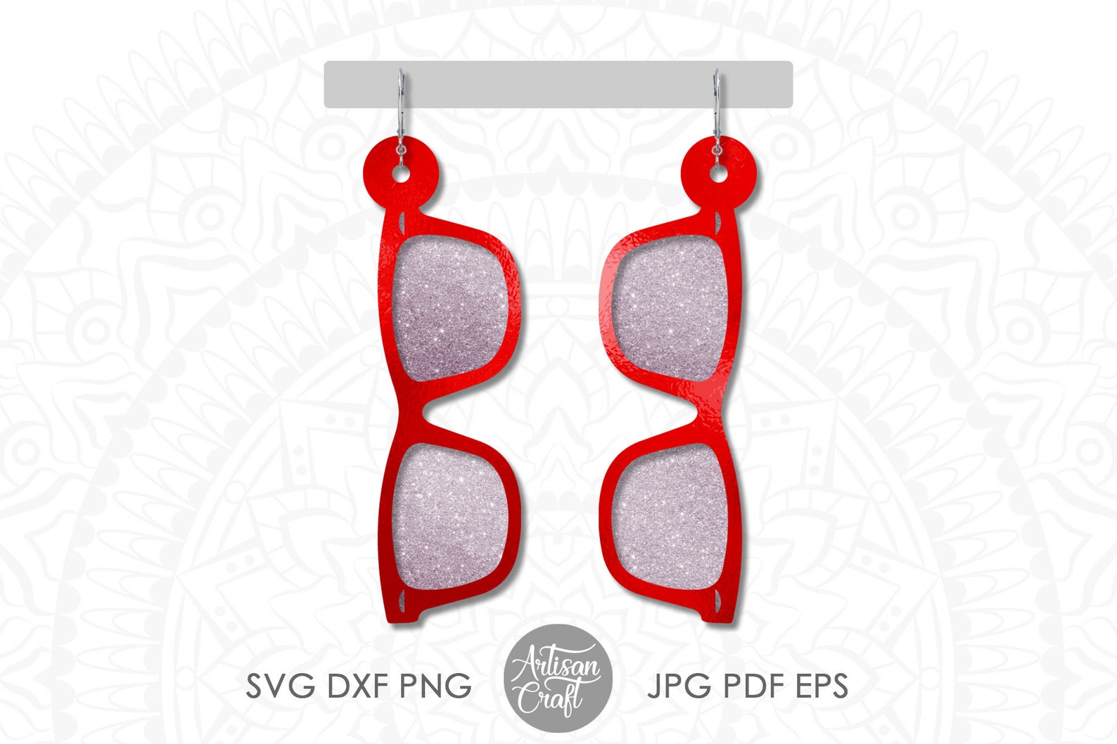 Sunglasses Earrings Svg Jewelry Svg Filescricut Etsy Canada