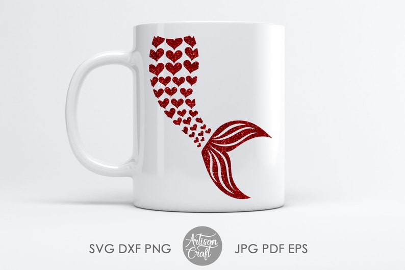 Download Mermaid tail svg mermaid tail clipart Heart Shaped Mermaid ...