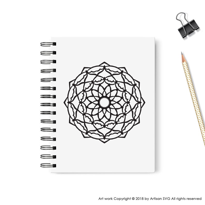 Free Free 223 Cricut Mandala Stencil SVG PNG EPS DXF File