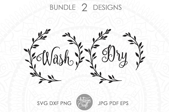 Download Wash And Dry Svg Laundry Room Svg Bundle Svg Pdf Eps Jpg Etsy