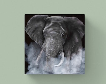 Art Print - Elephant - Ideal for home or office decoration - perfect gift for nature lover family or friend!