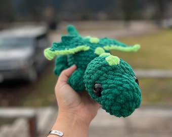 PDF Crochet Pattern Dinky The Lil Dragon