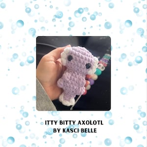 PDF Crochet Pattern Itty Bitty Axolotl