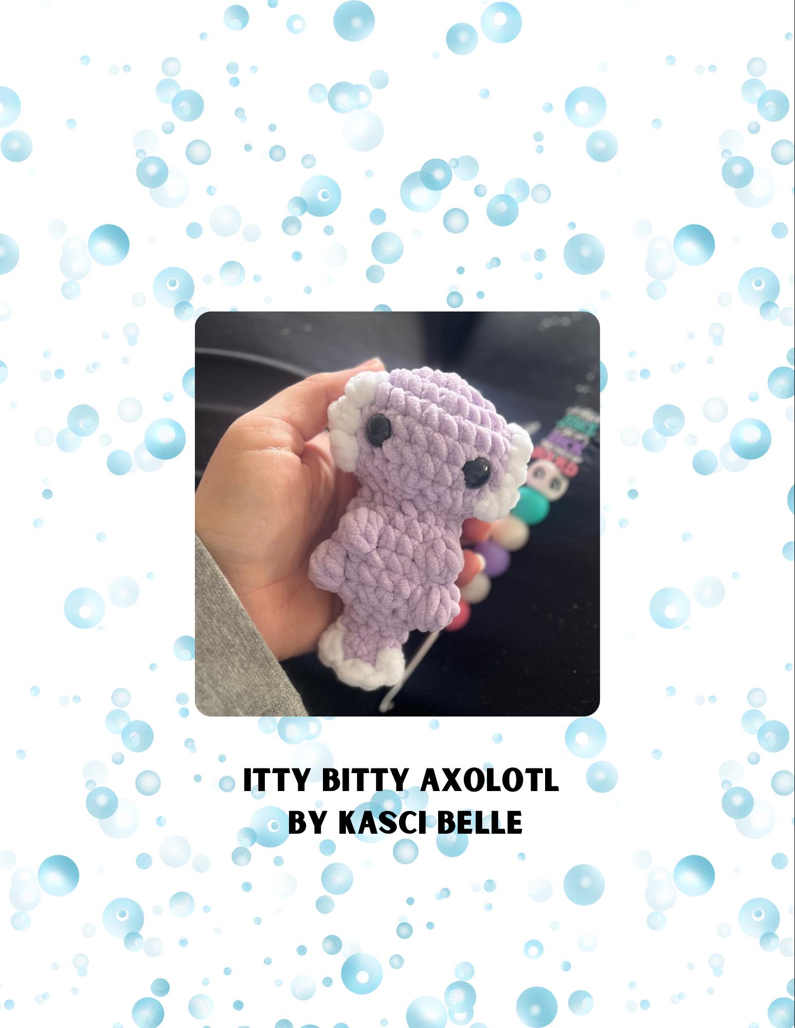 PDF Crochet Pattern Itty Bitty Axolotl