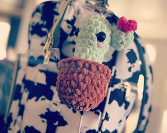 PDF Crochet Pattern Keychain Cactus