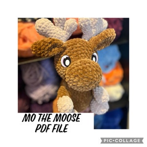 Mo the Moose Crochet Pattern PDF FILE