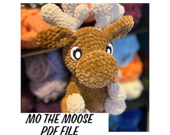 Mo the Moose Crochet Pattern PDF FILE