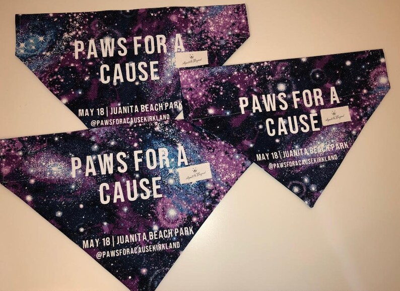 Custom personalization bandana add-on Custom Dog Bandana | Custom Personalization iron-on Personalized Dog Bandana