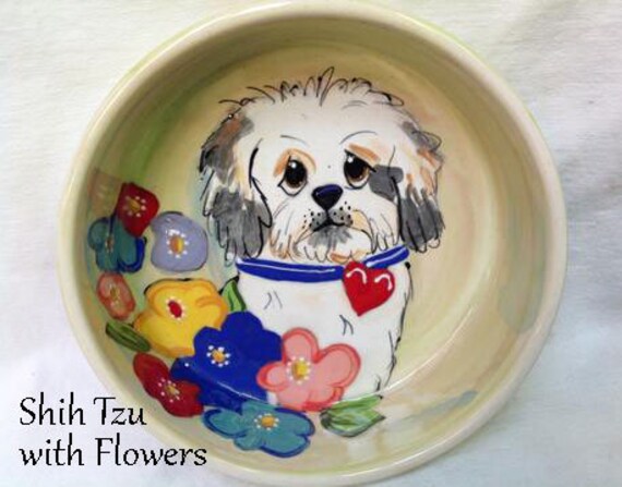 Dog bowl for clearance shih tzu