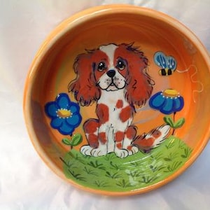 10 Inch Ceramic Dog Bowl - Etsy