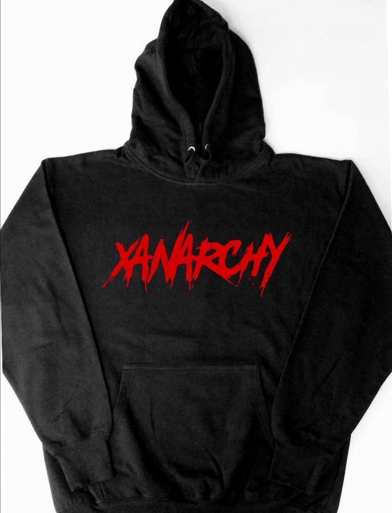 Lil Xan Xanarchy Black Hoodie Betrayed Lil Xan Slope Lil Peep Etsy