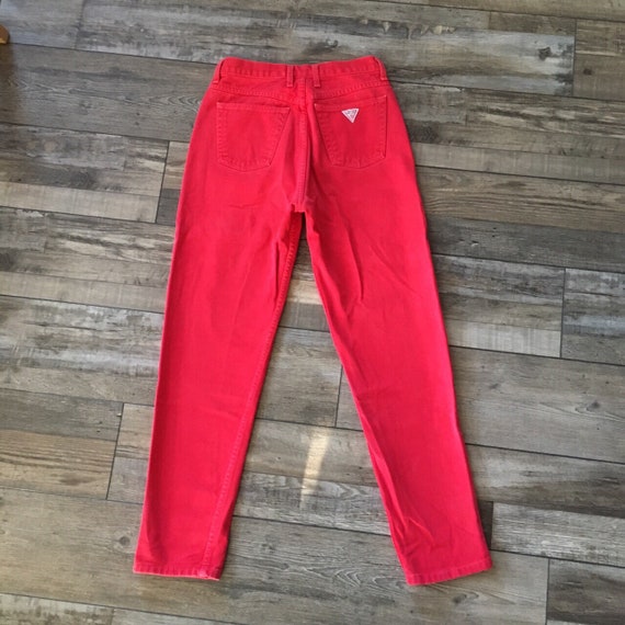 Vintage Red Guess Jeans
