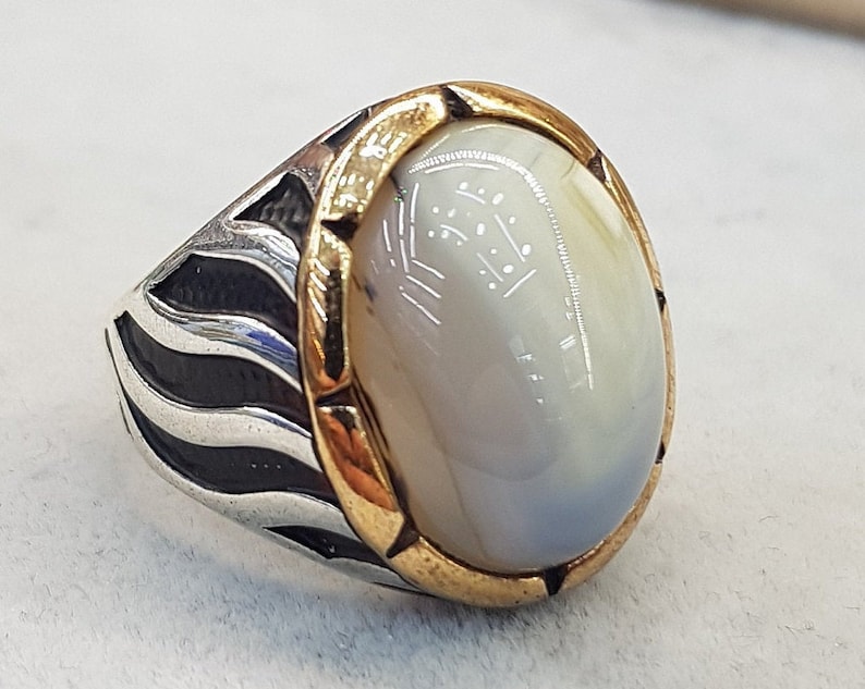 free express shipping agate aqeeq ring sterling silver 925 dark red semi precious natural gemstone men jewelry any size