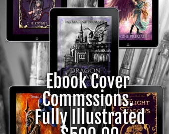 Ebook Cover Art Commission: photo manipulated