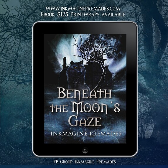 Premade Grimdark/horror Book Cover Beneath the Moon Etsy