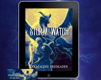 Premade Dragon Ebook Cover: Storm Watch