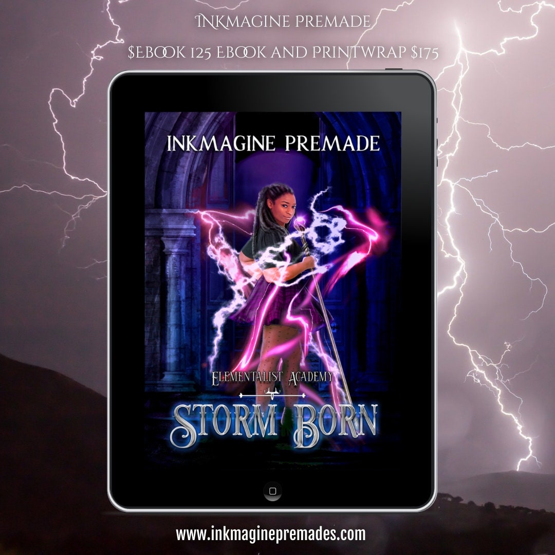 Premade Academy Book Cover: Storm Born - Etsy