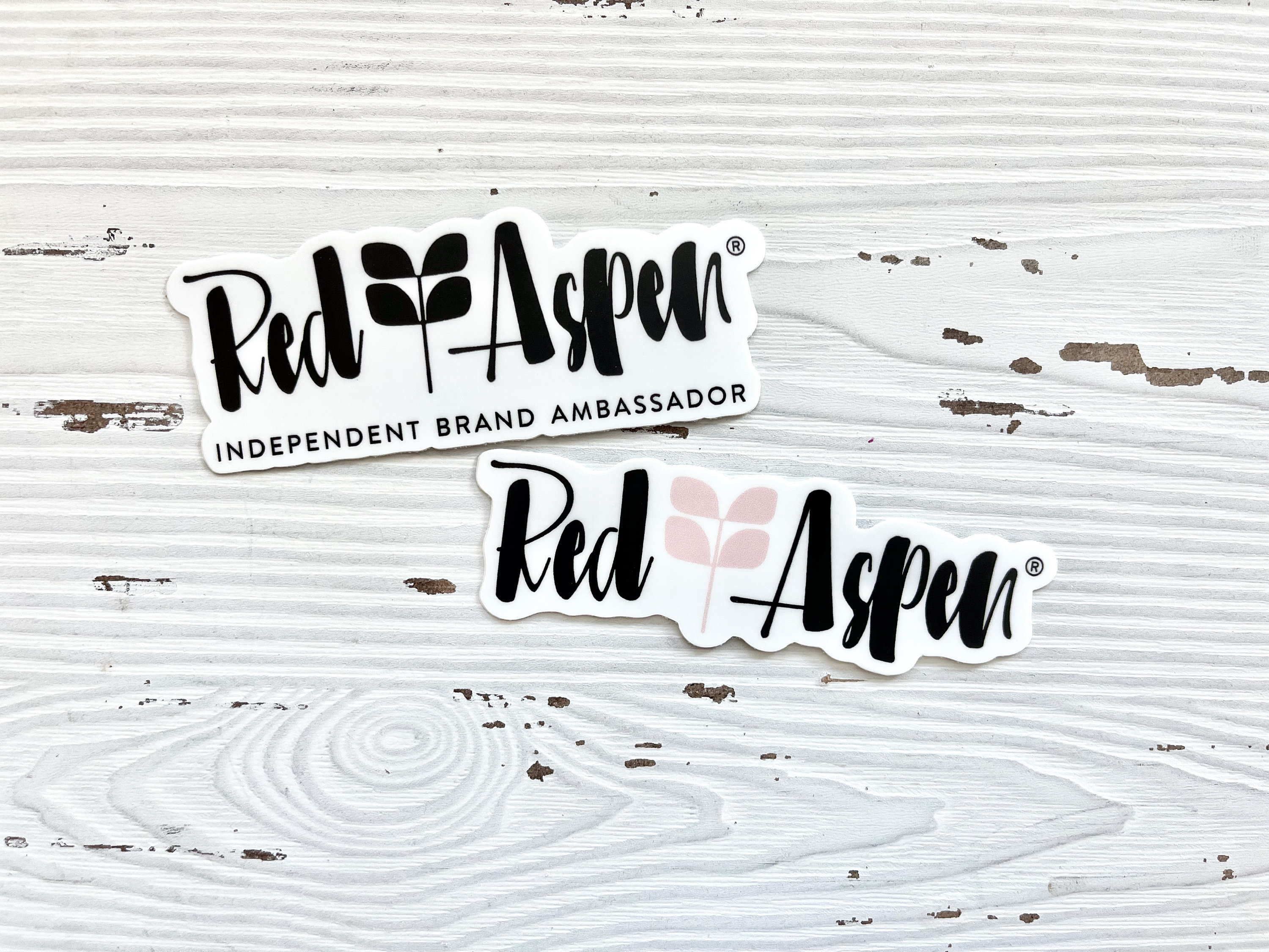Red Aspen Sticker Etsy