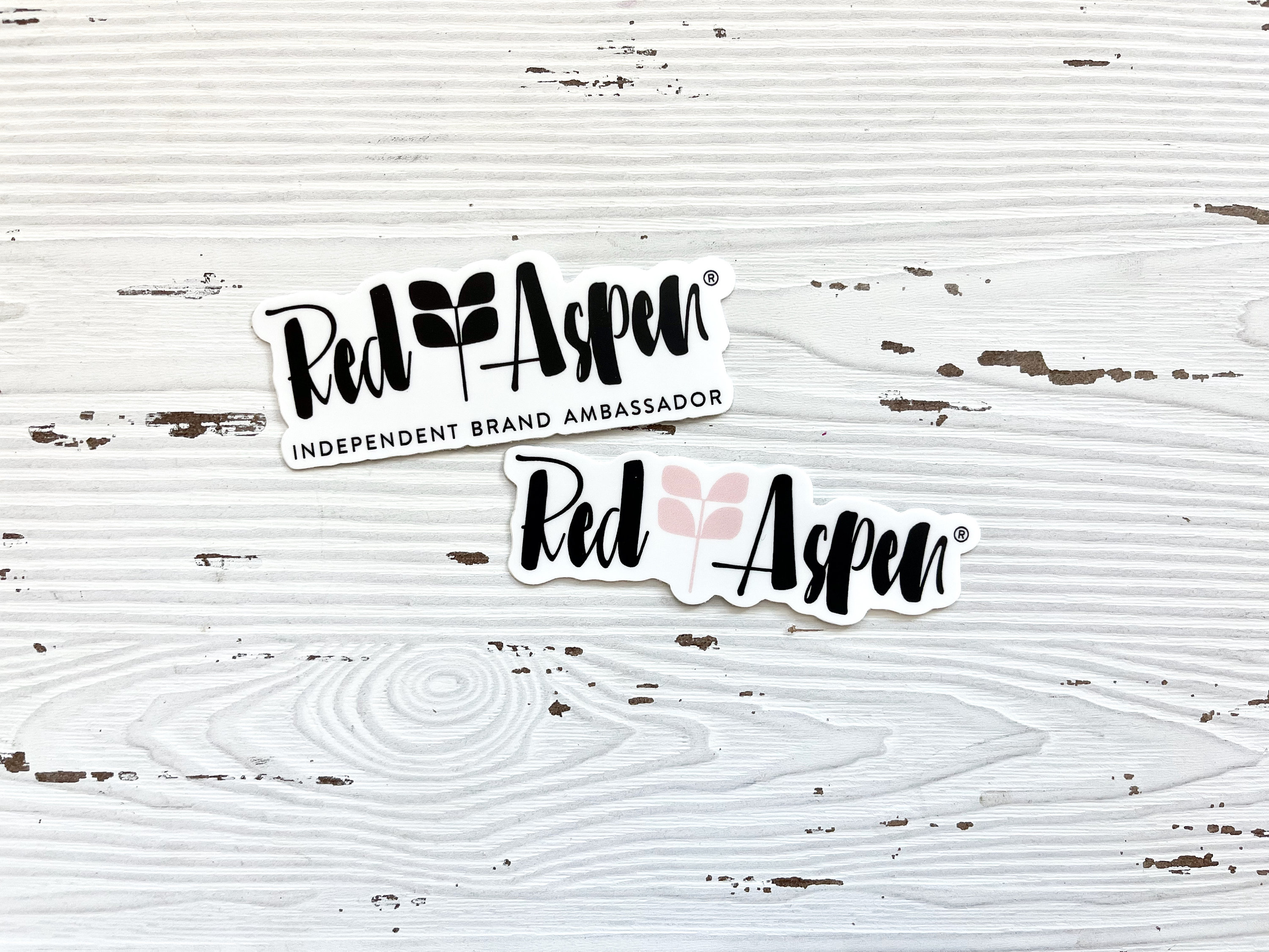 Red Aspen Sticker Etsy