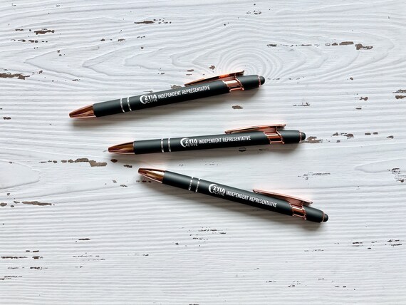 Zyia Active Independent Representative Rose Gold Pens Etsy