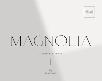 Magnolia Modern Serif, Elegant Luxury Font, Delicate Minimalist Typeface
