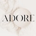 Adore Modern Font, Elegant Serif Font, Delicate Feminine Typeface