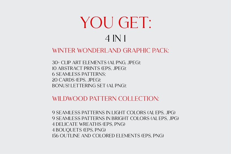 Winter Graphic Bundle Christmas Clipart Bundle Winter Quotes - Etsy